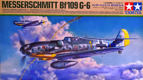 Messerschmitt Bf109 G-6, 1:48 (pidemmällä toimitusajalla)