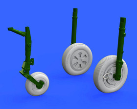 MiG-21PFM Wheels (for Eduard), 1:72