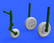 MiG-21PFM Wheels (for Eduard), 1:72