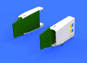 MiG-23MF Engine Air Intakes (for Trumpeter/Eduard), 1:48