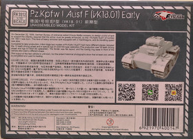 Pz.Kpfw. I Ausf. F (VK18.01) Early, 1:72