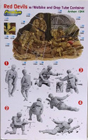 Red Devils with Welbike and Drop Tybe Container Arnhem 1944, 1:35