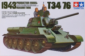 Russian Tank T34/76 1943 Production Model, 1:35 (pidemmällä toimitusajalla)