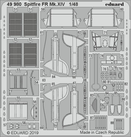 Spitfire FR Mk.XIV (for Airfix), 1:48