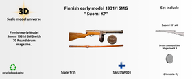 Finnish Early Model 1931/I SMG 