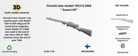 Finnish Late Model 1931/II SMG 