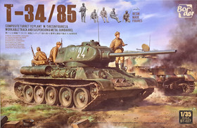 T-34/85 Composite Turret 112 Plant with 5 Resin Figures, 1:35 (pidemmällä toimitusajalla)