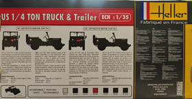 US 1/4 ton Truck and Trailer, 1:35