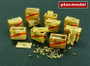 U.S. Ammunition Boxes with cartons of charges, 1:48