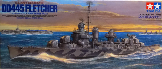 (TILAUSTUOTE) U.S. NAVY DD445 Fletcher, 1:350