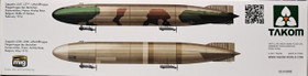 Zeppelin P Class Airship, 1:350