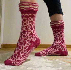 Koukeroiset -sukat, neuleohje