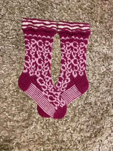 Koukeroiset Socks, knitting pattern