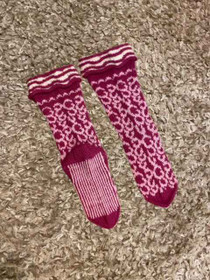 Koukeroiset Socks, knitting pattern