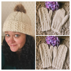 Pilviunelma lapaset ja pipo, neuleohjesetti