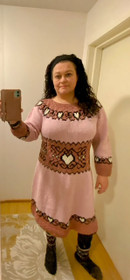 Jalosydän Dress, Knitting Pattern