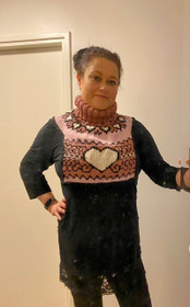 Jalosydän -cowl, knitting pattern