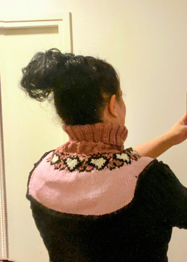 Jalosydän -cowl, knitting pattern