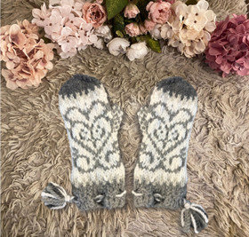 Sydänkäpy -lapaset, neuleohje