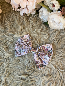 Pinkki yksisarvinen rusettipinni