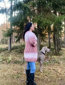 Talven Lumo -villatakki, neuleohje