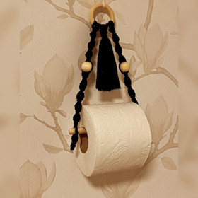 WC -papariteline, makramee