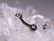 Double gem curved bar