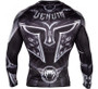Venum Gladiator 3.0 Rashguard - Black/White - Long Sleeves