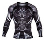 Venum Gladiator 3.0 Rashguard - Black/White - Long Sleeves
