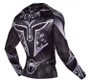Venum Gladiator 3.0 Rashguard - Black/White - Long Sleeves
