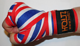 Thainyrkkeilykäsiside 5m. Thai Flag kuosi.