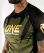Venum x ONE FC Dry Tech T-shirt - Khaki/Gold