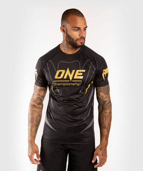 Venum x ONE FC Dry Tech T-shirt - Black/Gold