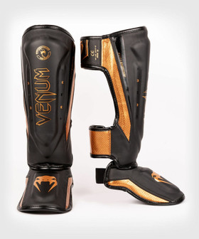 VENUM ELITE EVO SHINGUARDS - BLACK/BRONZE