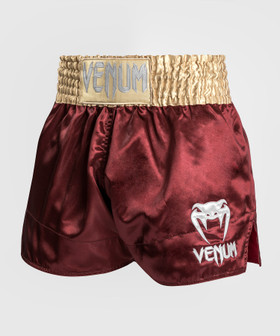 Venum Classic Muay Thai Short - Burgundy/Gold/White