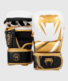Venum MMA  Hanskat - Venum Challenger 3.0 - White/Black/Gold