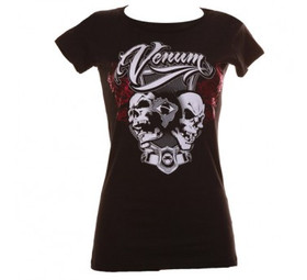 Venum 'Brazilian Fighter' Tee for Women - Black