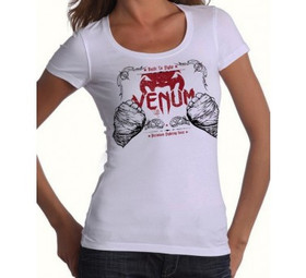 Venum 'Built 2 fight' Tshirt for Women - Ice