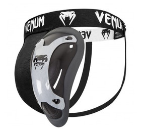 Venum Competitor groin guard silver