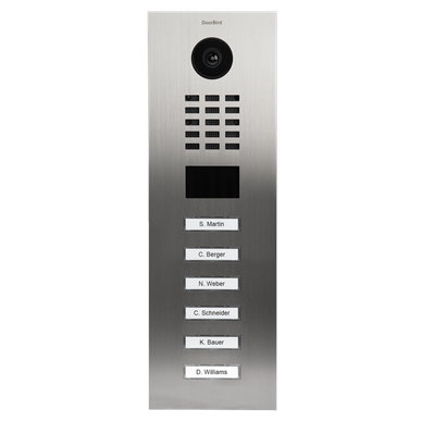 DoorBird IP Video Oviasema - D210XV - 4-6 asunnolle