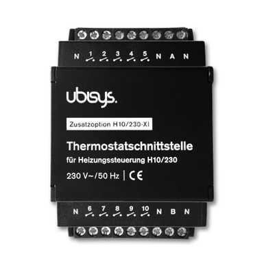 Ubisys Termostaattiliitäntä H10/230-XI (Lisämoduuli H10:lle) 230V