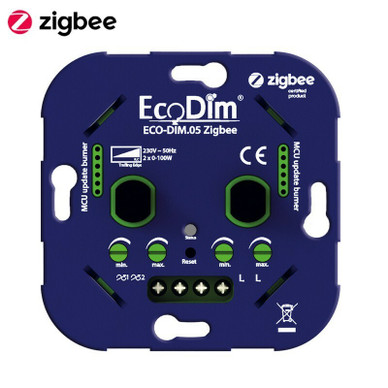 ECODIM - Smart LED Kierrettävä duo himmennin - Zigbee 3.0 2x100W