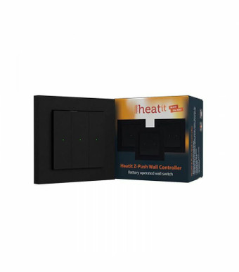 Heatit Z-Push Wall Controller - Z-wave Plus Tilanneohjain