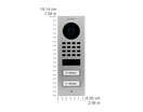 DoorBird IP Video Oviasema - D1102V-P Pinta-asennus
