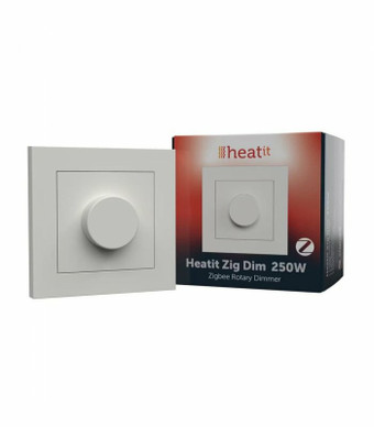 Heatit Zig Dim - Zigbee 250W Kierrettävä himmennin 