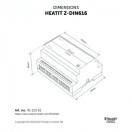 Heatit Z-DIN 616 - Z-Wave Plus DIN-kisko relemoduuli