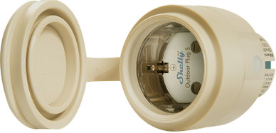 Shelly Outdoor Plug S Gen 3 Mocha IP44