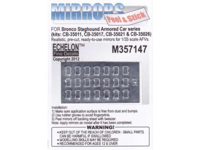Staghound AC Series Mirrors 1/35