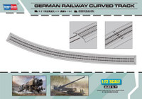 German RAILWAY CURVED TRACK 1/72