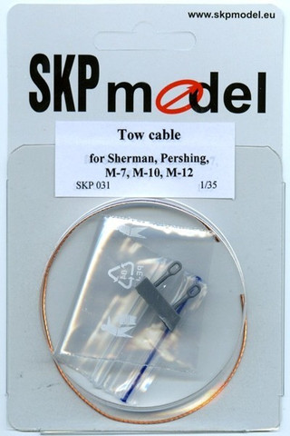 Tow cable for Sherman, Pershing, M-7, M-10, M-12 (1 kpl) 1/35